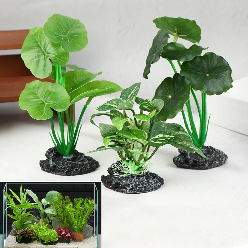 Realistic Floating Aquarium Plant