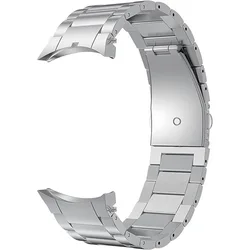 Premium Titanium Strap - Metal No Gaps Bracelet - Watch 5 Pro 45mm (Silver)