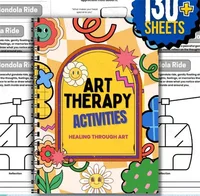 130+ Art Therapy Worksheets For Mental Health School Therapy Social Work Therapeutic Worksheet Digital PDF Therapy Workbook 1