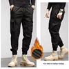 Handsome and thick windproof winter cotton pants for men with added fleece and thick warm pants  worn on top with pure cotton ba 5