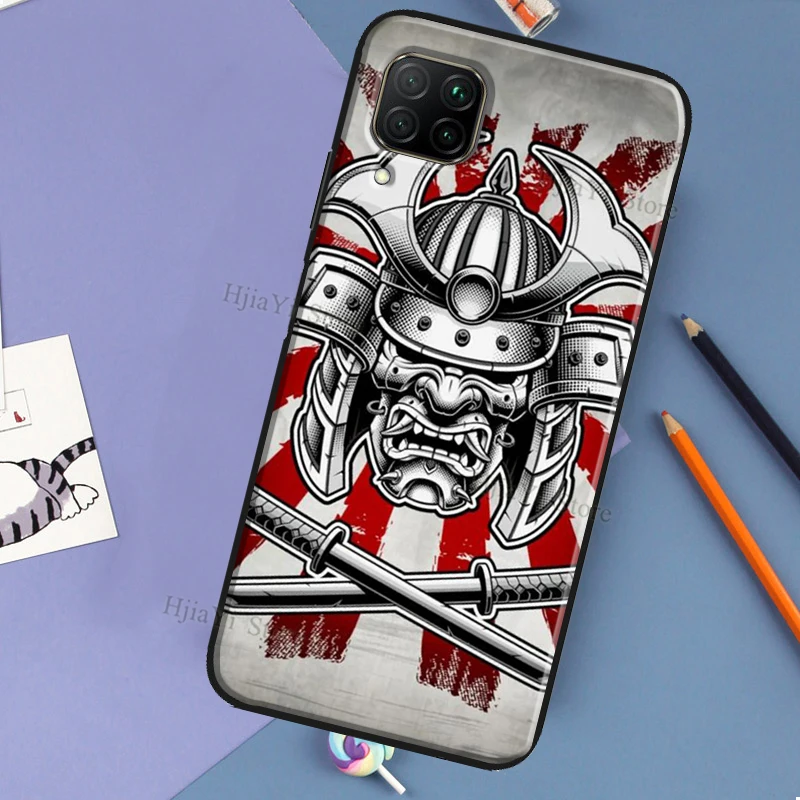 Oni Samurai Mask Design Phone Case - Sleek and Protective Cover