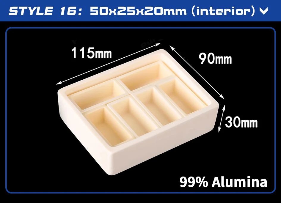 99% Aluminium oxid Set Tiegel verschiedene Spezifikationen Spezifikation 2 – Detail 16