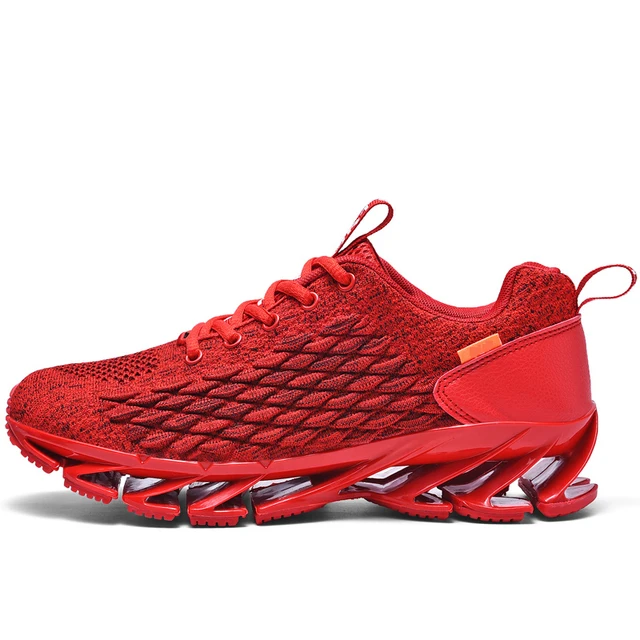 Abhoth Men's Shoes Breathable Mesh Running Shoes Outdoor Fitness Training Sports Shoes Non-slip Wear-resistant Sneakers Women Red