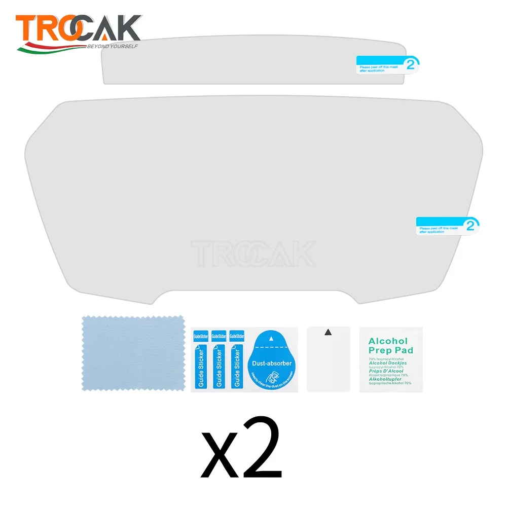 Premium Motorcycle Dashboard Screen Protector Film