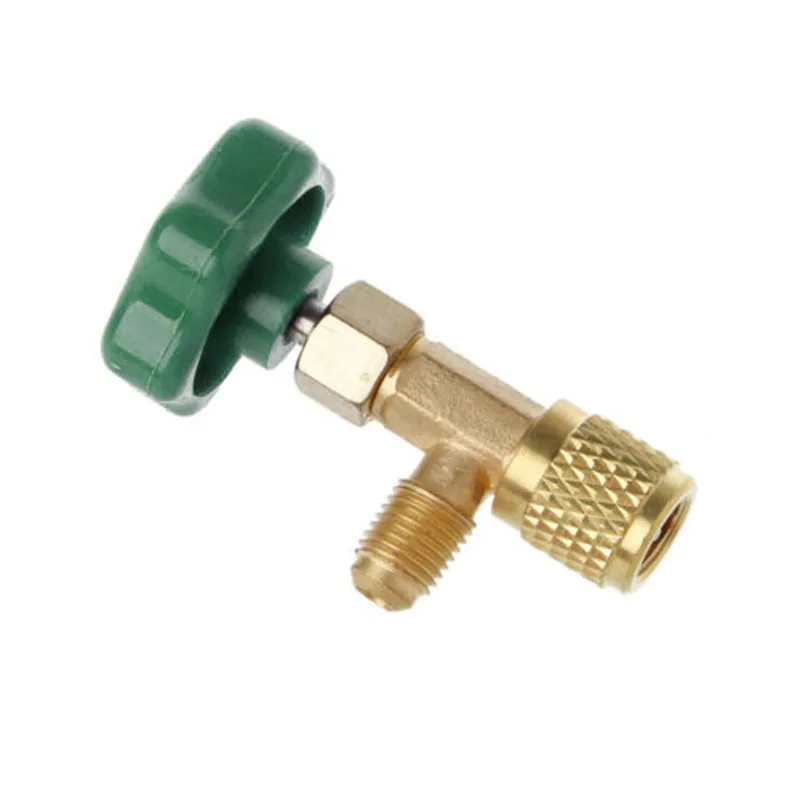 Tap Valve refrigerant bottle opener Air Conditioner Parts air conditioner parts air conditioning accessories Air Conditioning For 7/16 28unf Thread Air Conditioner Plus Safety Liquid Valve Maintenance Switch