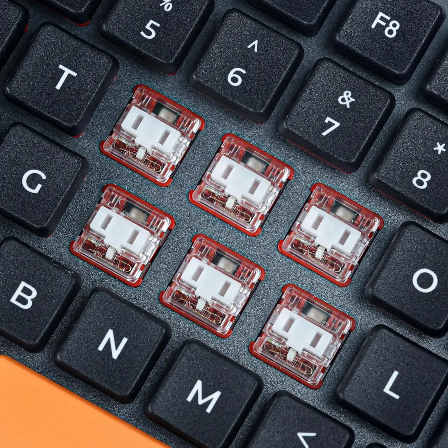 Kailh Low Profile Choc Switch 1350 RGB For Keyboard Crystal Red Pro Pale Blue Pink Robin Silver Brown White Yellow Orange - 5