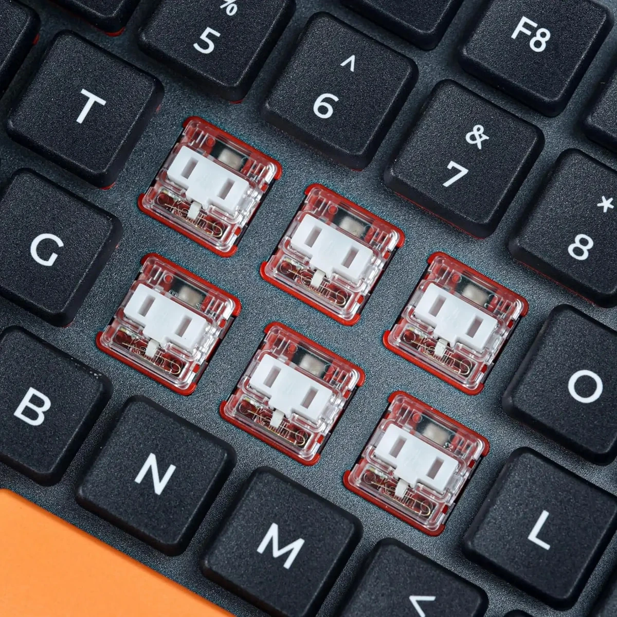 Kailh Low Profile Choc Switch 1350 RGB For Keyboard Crystal Red Pro Pale Blue Pink Robin Silver Brown White Yellow Orange — view 5