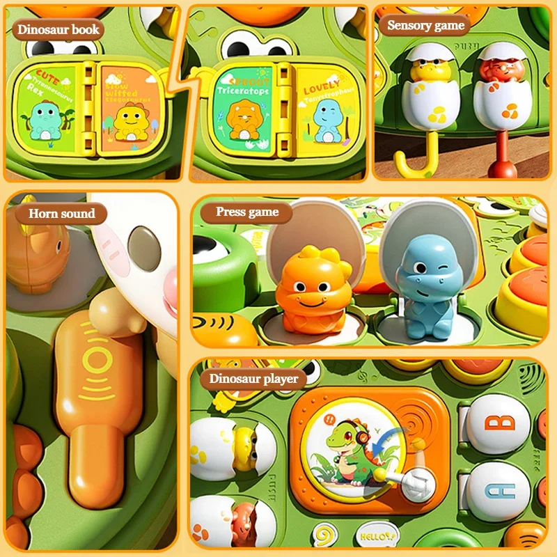 ABS PP Dinosaur Piano Puzzle Game for Kids Educational Toy
