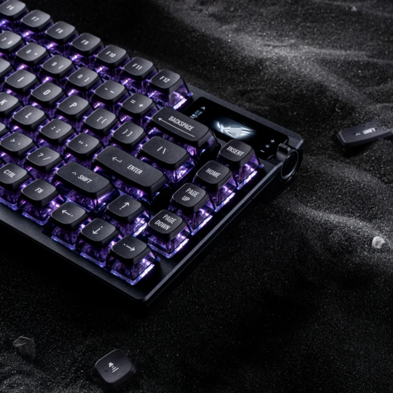 Mifuny Keycaps Pudim Transparentes Acessórios Teclado Mecânico para Switch mx Pbt Asa Perfil Gaming Key Caps