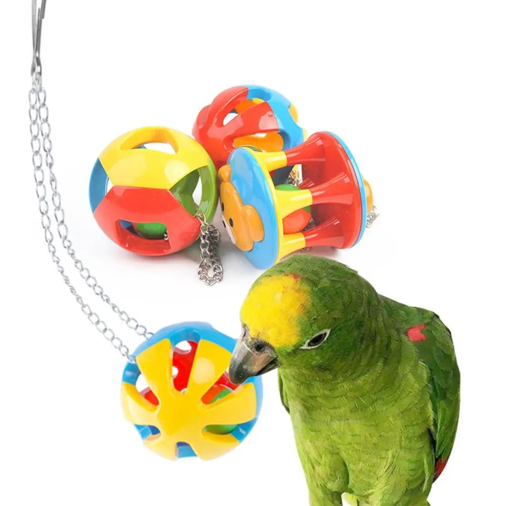 Pet Bird Parrot Chew Ball Budgie Cockatiel Cage Parakeet Hanging Swing Bite Toy Chew Toy parrot toy,bird toy,bird swing toy