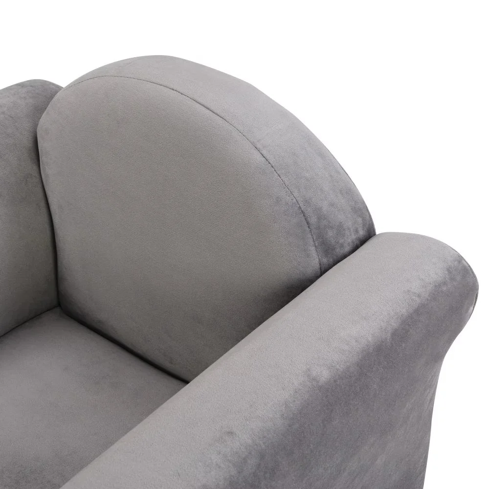 Cute Small Sofa Chair, Kids Upholstered Couch & Ottoman Set - Ergonomic Toddler Chair for Durable Comfort 5