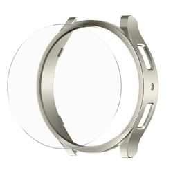 Premium Protective Bumper Case for Smartwatch - Hard Hollow Frame Cover Accessories (Starlight)