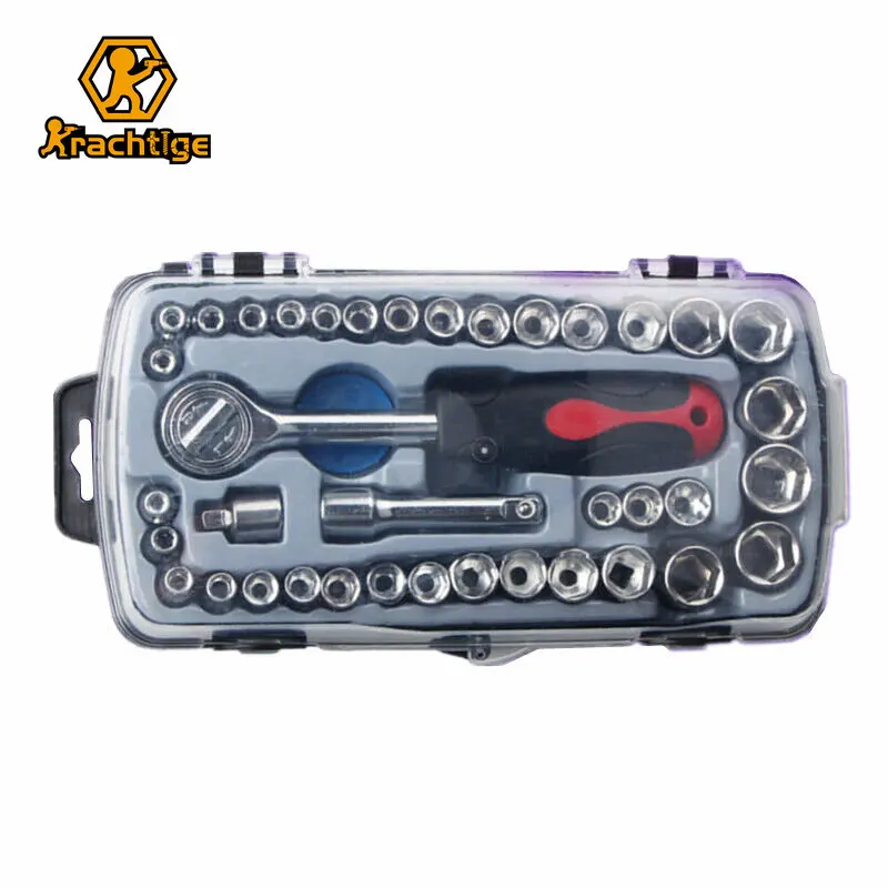 Socket Set Ratchet 46pcs Car Repair Tool Spanner Socket Set Tool