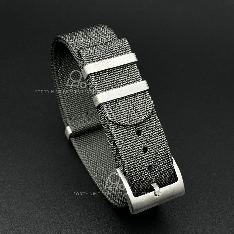 Premium Woven Nylon Fabric Watchband - Versatile One-Piece Design (Multiple Sizes Available)