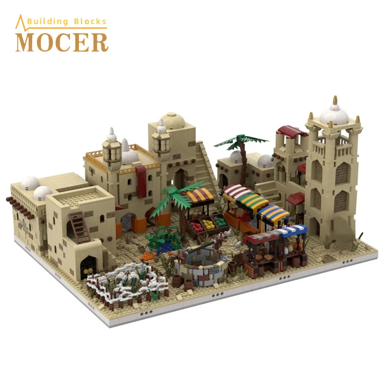 Mover Star Movie A New Hope Desert Village City And Space Wars Mos Eisley Cantina House Set Building Blocks Mattoni Giocattoli Per Bambini Regalo