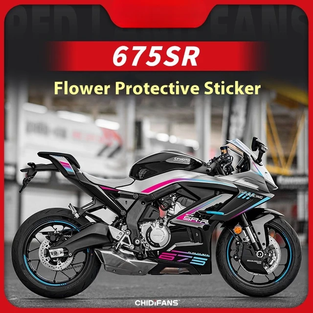 For CFMOTO 675SR-R 2024 Factory Team Track Edition protection sticker modification accessories decorative protection sticker