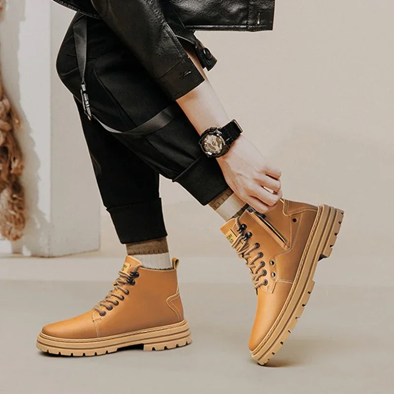 Increase 8cm Male Shoes Invisible Inner Height Increase Sneakers Men's Shoes Sports Leisure Shoes Elevator Shoes Big Size 37-48 5