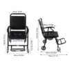 Mobile Potty Chair with Wheels Foldable High Load Bearing Capacity Thickened Toilet Wheelchair for Home Rolling Commode Chair 6