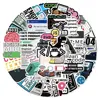 10/50PCS Funny Programming Meme Stickers Java JS Php Docker Html Cloud Language Decals Computer Laptop 404 Network Error Sticker 4
