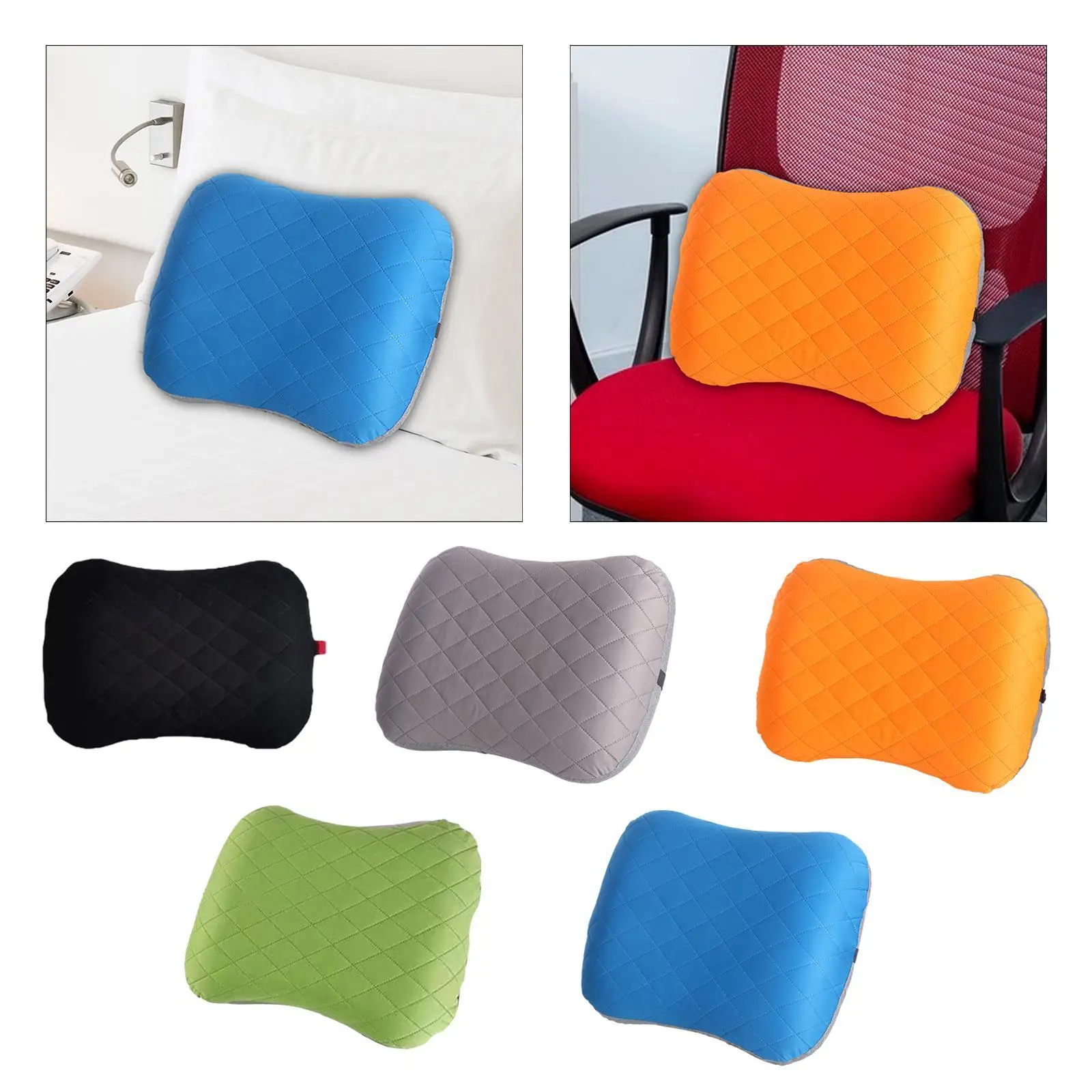 Travel Pillow Comfortable Camp Pillow Compressible Ergonomic Camping for