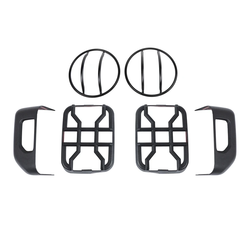 

Front Headlight Decor Cover For Jeep Wrangler Gladiator JT 2018-2021 Car Tail Light Lamp Hood Trim Cover Accessory