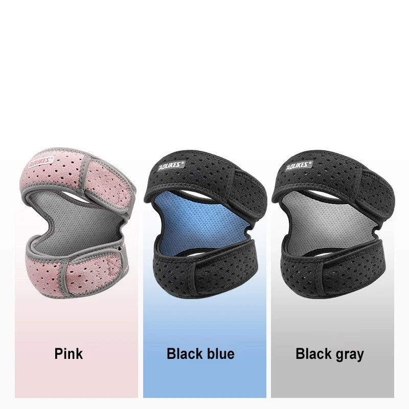AOLIKES 1PCS Adjustable Patella Knee Strap Knee Brace Support for Running Arthritis Jumper Tennis Basketball Pain Relief knee support,patellar band,knee brace,knee wraps