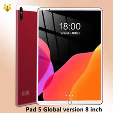 

Global version 8 inch cheap tablets Pad 5 Tablette 8GB RAM+256GB ROM tablet dual sim GPS Android 10.0 Game Tablet 8MP+16MP PAD