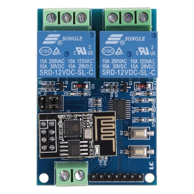 

ESP8266 двойной телефон, телефон с диагональю 12 В постоянного тока, встроенная кнопка сброса, реле управления низким уровнем