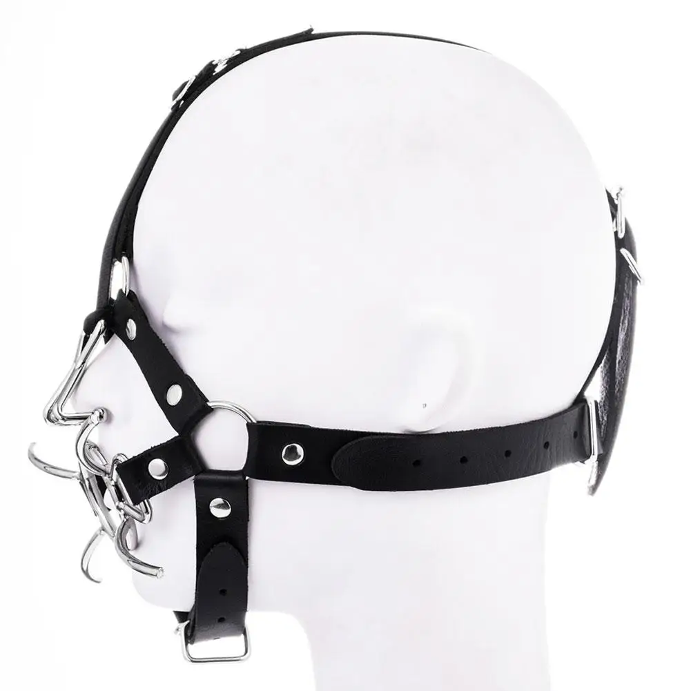 Gag Ball Mouth Restraint Set Adjustable Harness Sturdy Soft Touch_voghion.com