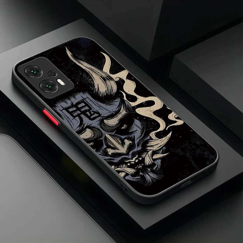 Samurai Hannya Mask Ghost Protective Phone Case