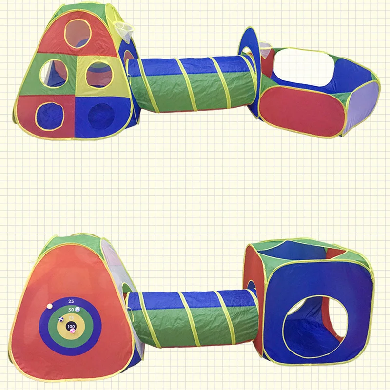 5 Pcs/lot Portable Children's Camping Tent Play House Ocean Ball Pool Pop-up Tent Kids Beach Tent Baby Crawling Tunnel Baby Tent 6
