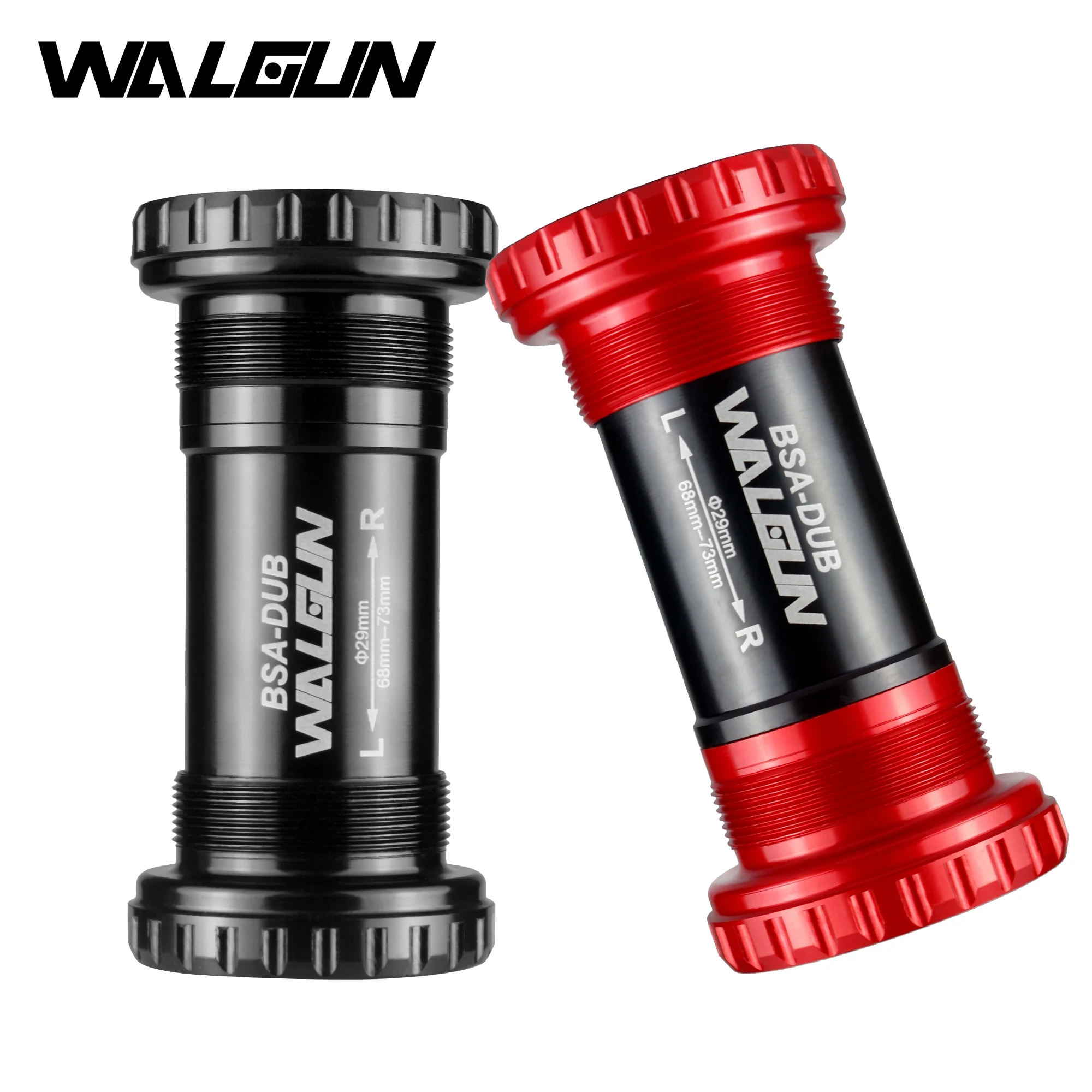 Walgun Filettato Bsa 29Mm Staffe Inferiori Bici In Ceramica Strada Mtb Mountain Bike Bsa Dub Bb Per Sram X01 Eagle Red Guarnitura Bicicletta