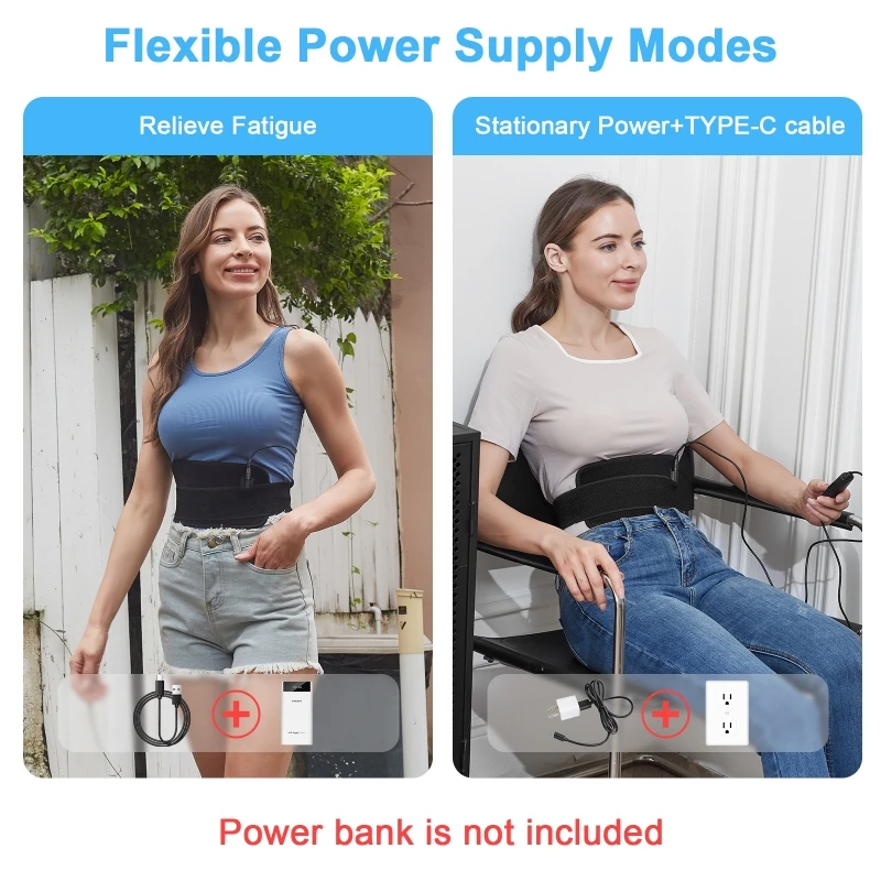 LED Red Light Therapy Belt With Timer 850nm 660nm Infrared Light Therapy Pad For Back Knee Hands Feet Pain Deep