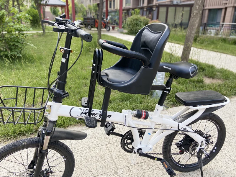 Bambino Pieghevole Bici Pieghevole E Seggiolino Bici Pieghevole