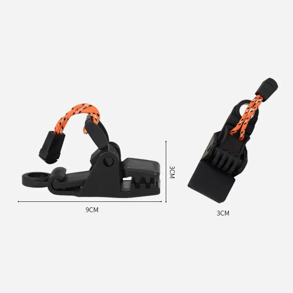 Awning Clamp Windproof Outdoor Tool Alligator Tent Clip Fixed Plastic Clip Tent Alligator Crocodilian Tabernacle Clamp tent clips