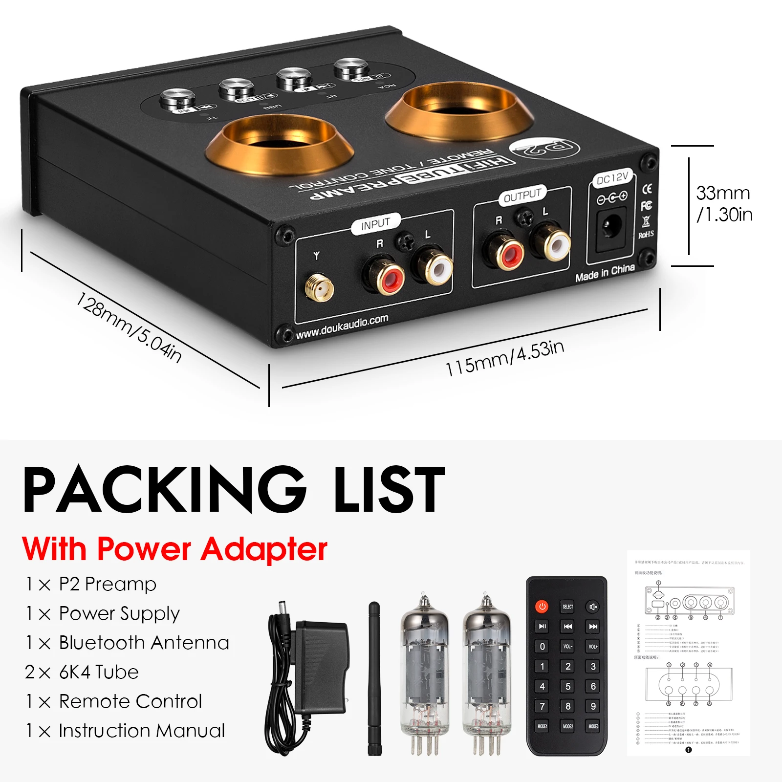 Douk Audio HiFi  ,  5.0 ű, ׷  , USB  ÷̾, P2
