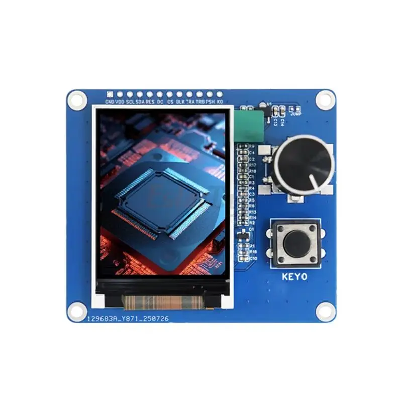 ABT-EC11 로터리 엔코더 및 Arduino ESP32 Raspberry Pi DIY 프로젝트용 IIC SPI 인터페이스가 있는 2.0인치 TFT LCD 디스플레이