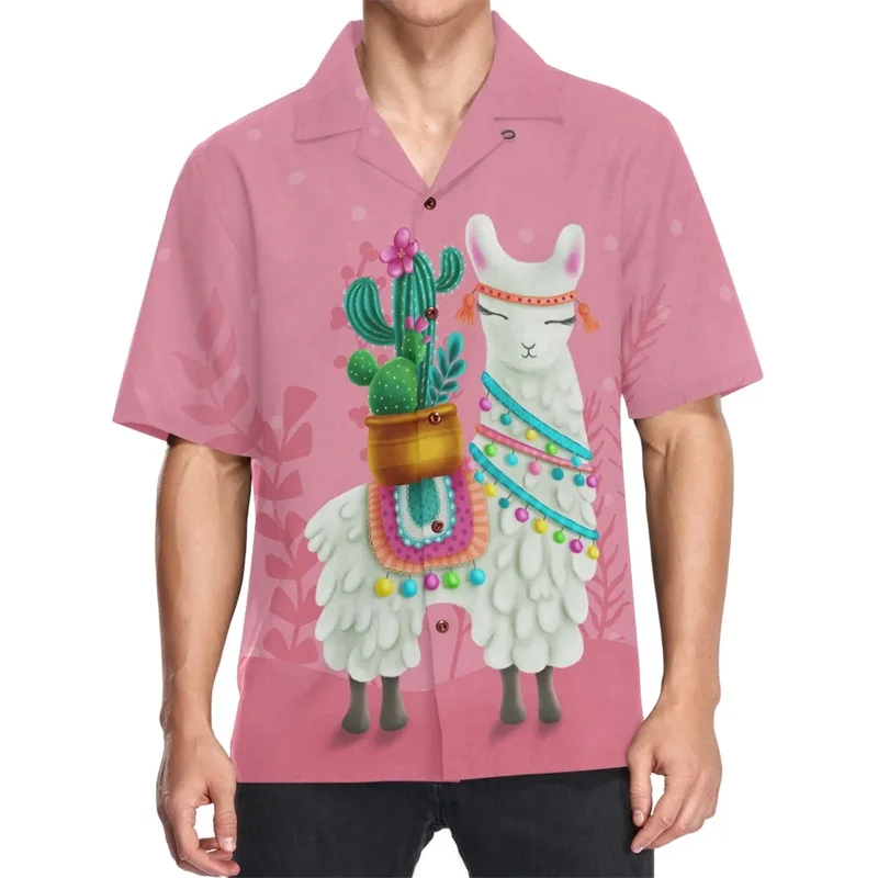 thumbnail image 1 of Camisas casuales de playa con botones para hombre, camisa hawaiana con estampado 3D de cebra y grafiti colorido, camisa hawaiana de manga corta para hombre, 1 of 4
