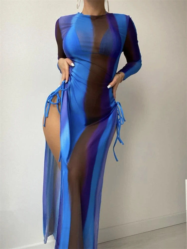 Bikini Women Swimsuit 2026 New Solid Striped Long Sleeve Bikini Set Sexy Thong Swimwear Summer 3 Piece Beach Bathing Suit Female