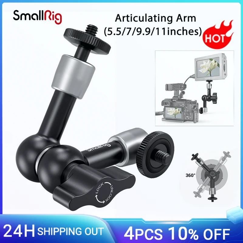 SmallRig 5.5 inches Articulating Arm Adjustable Friction Magic Arm with