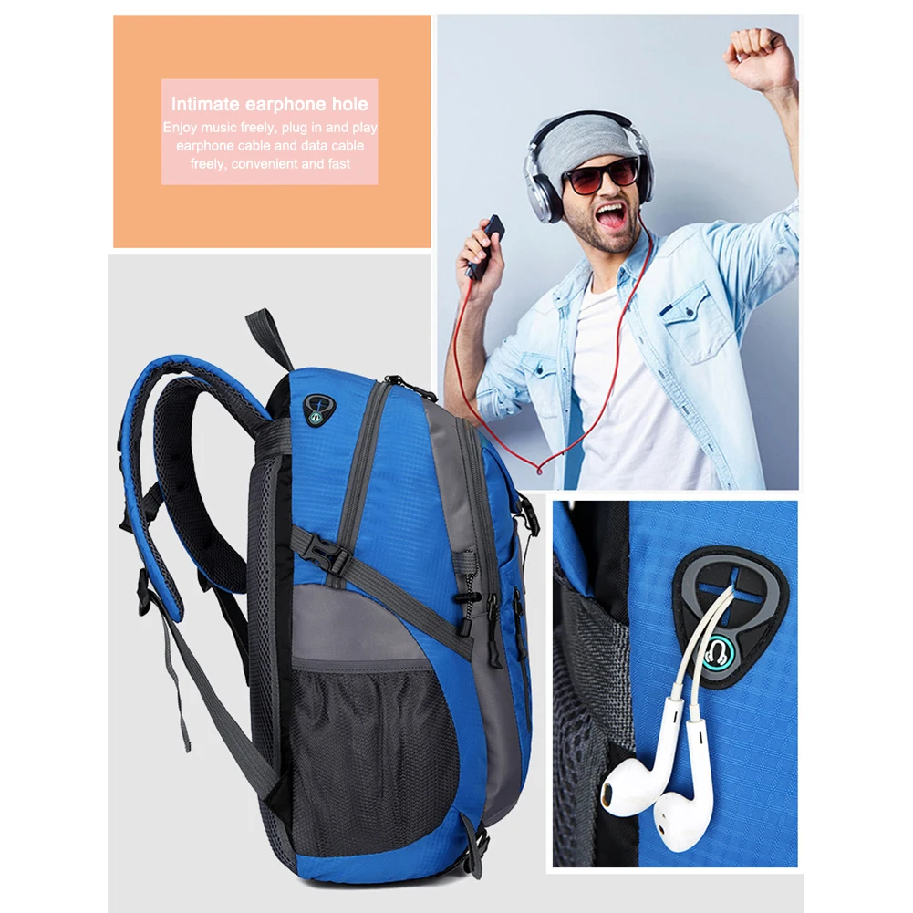 40L Quality Nylon Waterproof Travel Backpacks Men Climbing Travel Bags Hiking Backpack Outdoor Sport School Bag Women Backpack