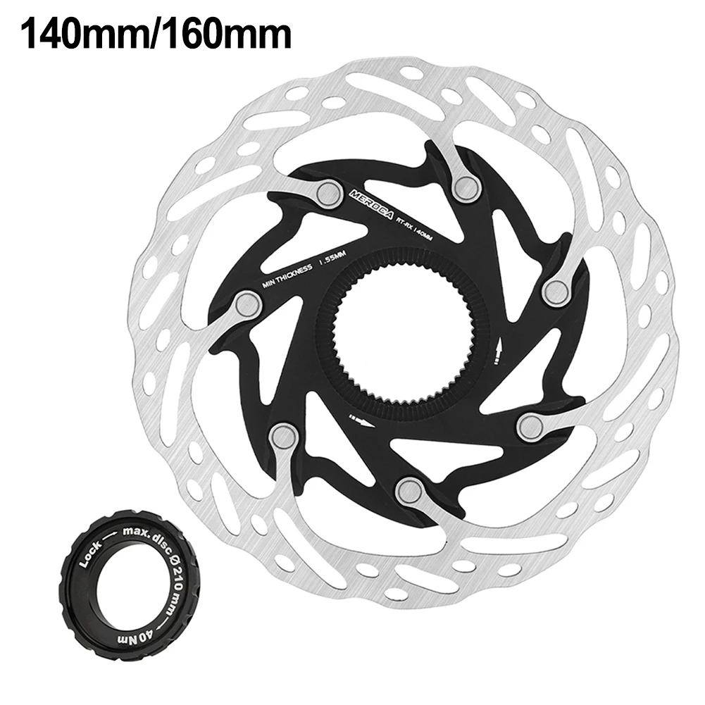 Bicycle Center Lock Disc Brake Rotor 140mm 160mm MTB Road Bike Hydraulic Brake Rotors Heat