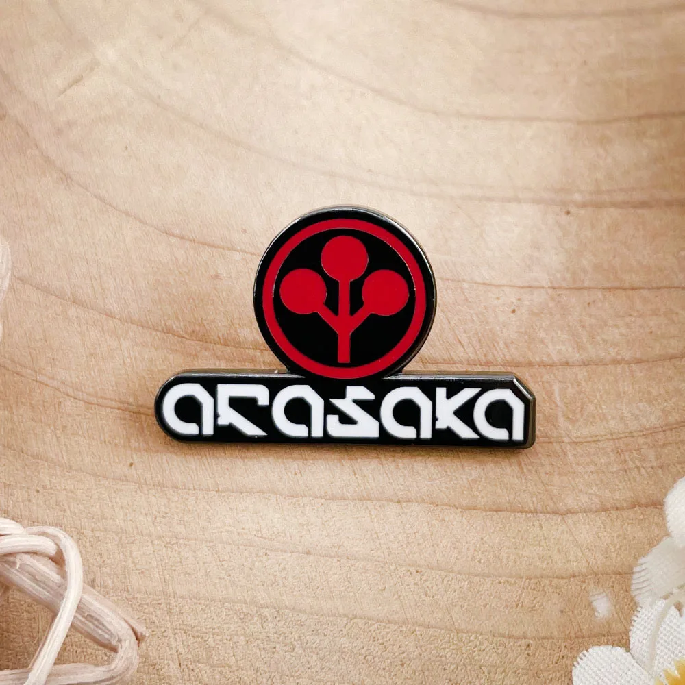 Arasaka Corporation Organisation Logo Brosche Abenteuerspiel Abzeichen Pin Zubehör Spieler Peripherie Sammlerstück Geschenk