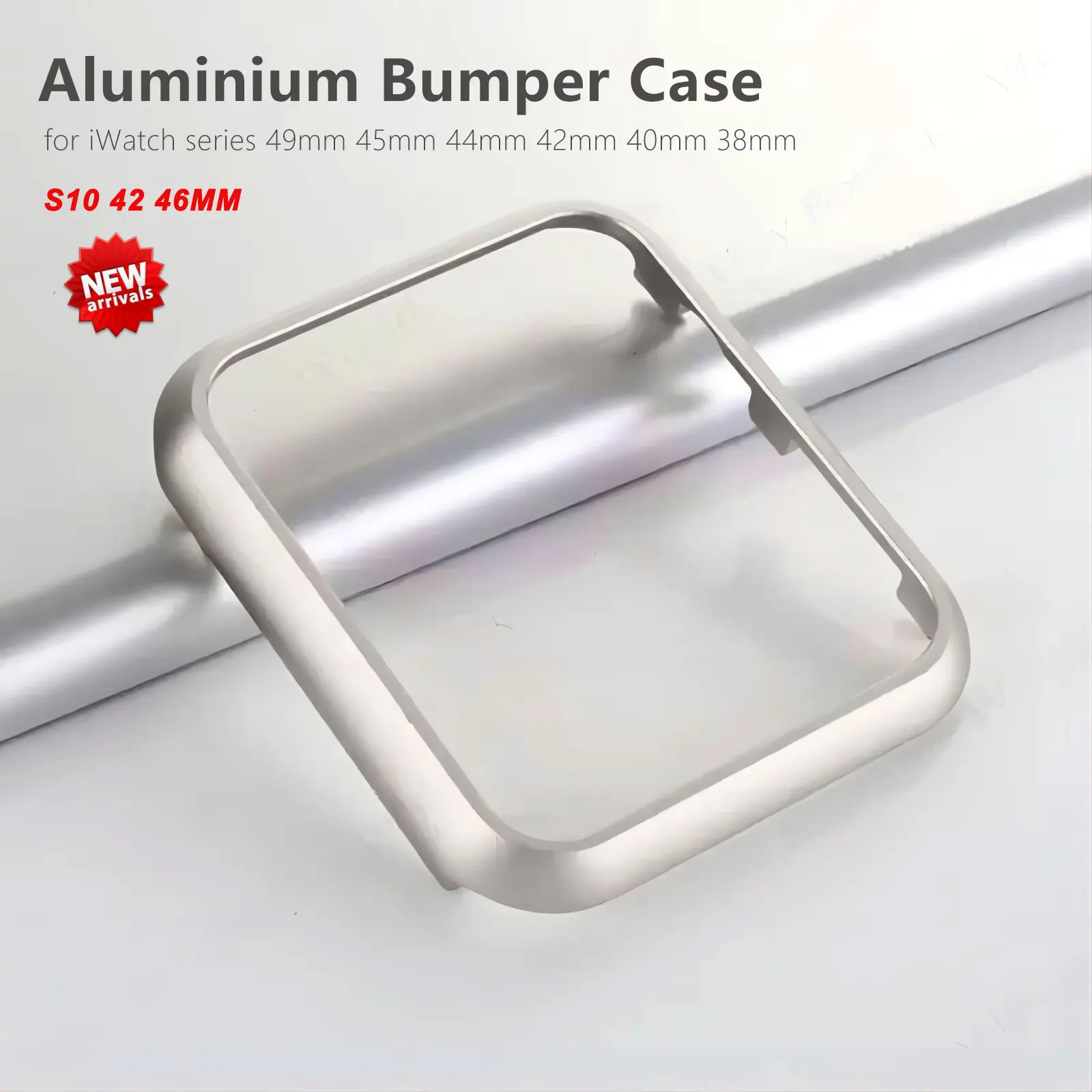 Luxury Aluminum Gold Metal Bumper Protective Cover
