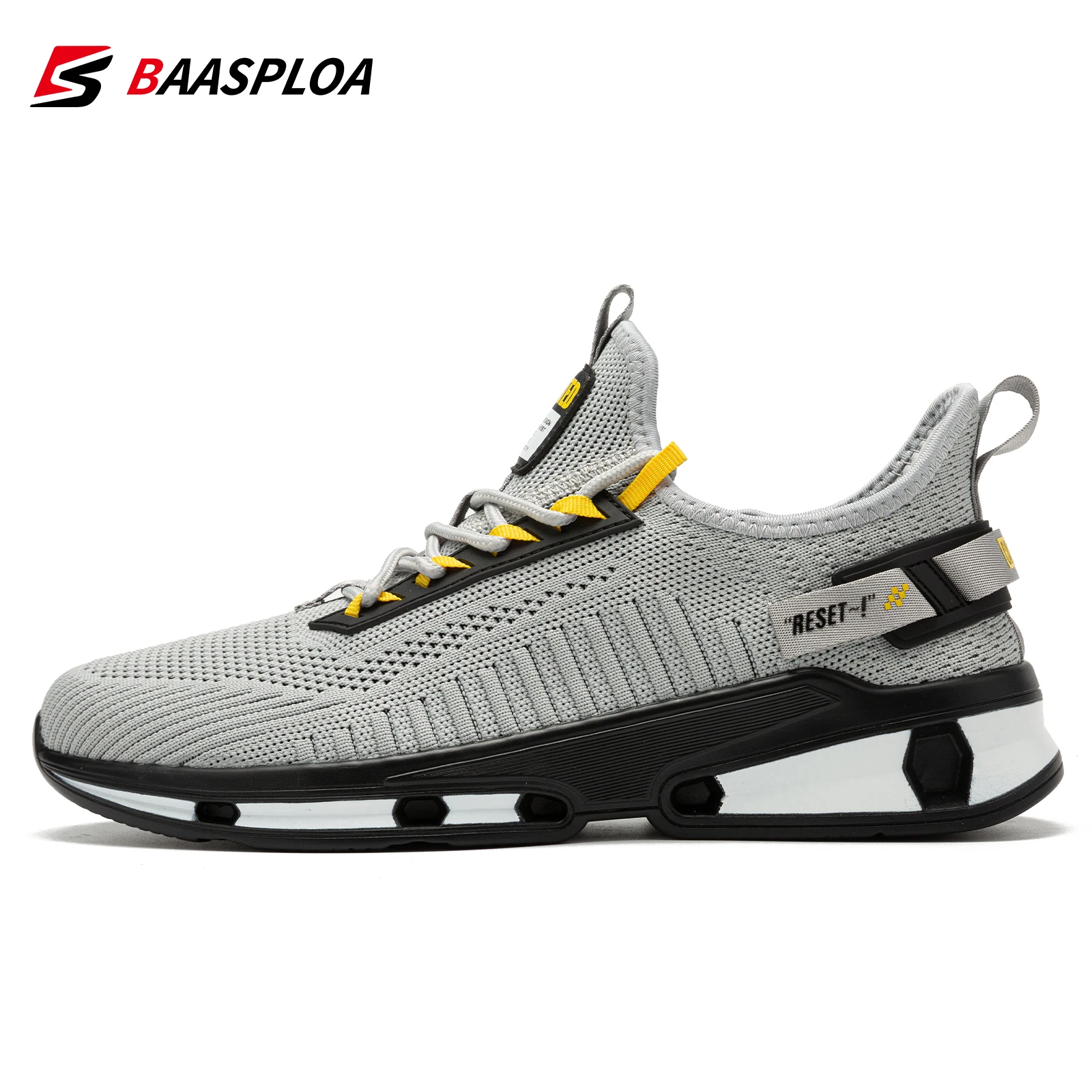Baasploa Men\'s New Casual Knit Sneakers 3