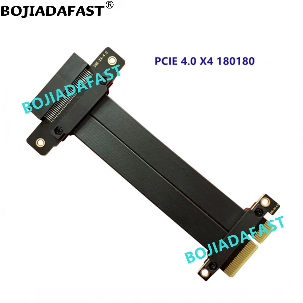 

PCI Express PCI-E 4.0 4X to X4 Riser Extension Cable 0.1M 0.15M 0.2M 0.25M 0.3M 0.35M 0.4M 0.5M 0.6M 0.7M 0.8M 0.9M 1M 1.1M 1.2M