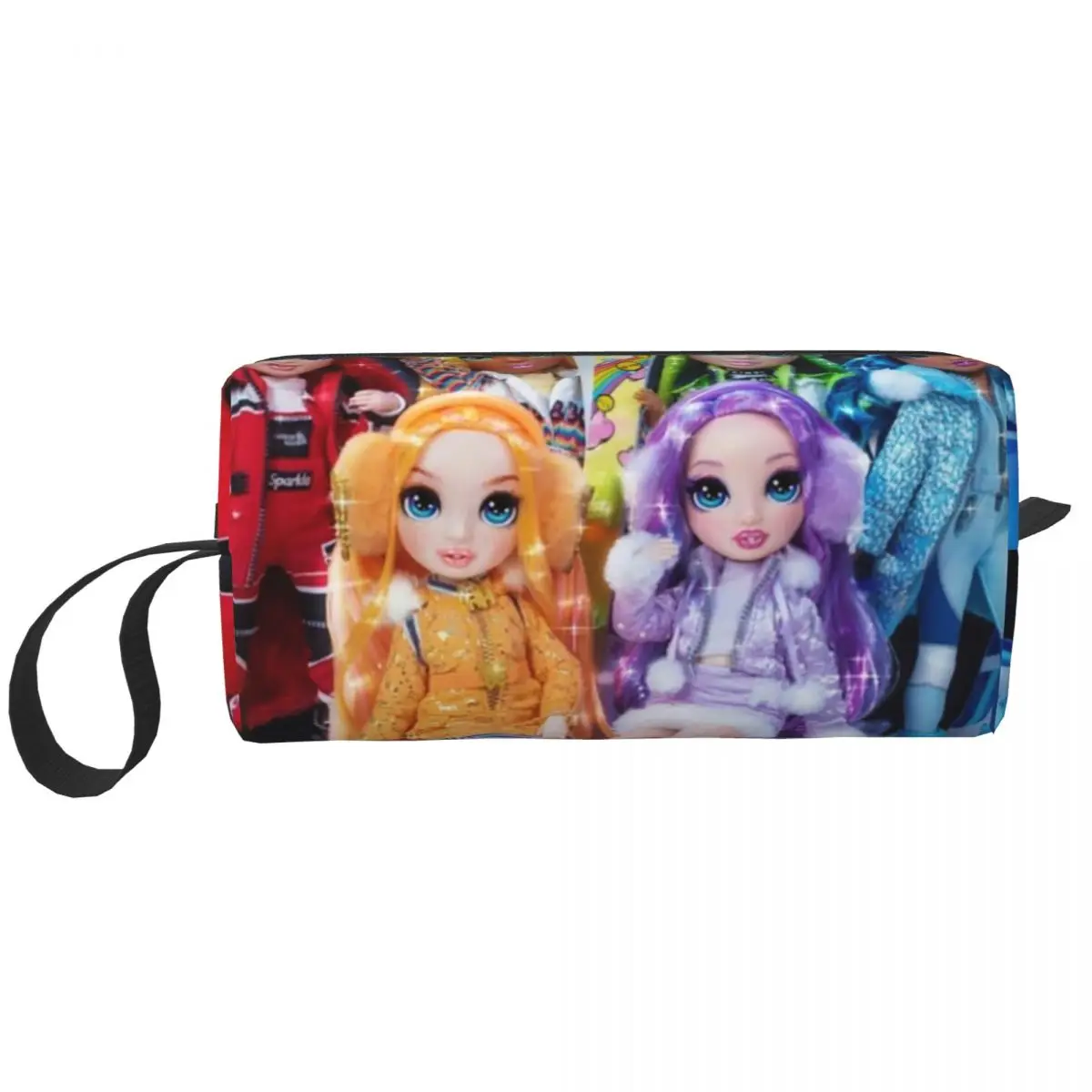 Rainbow High Winter Break Makeup Bag Women Travel Cosmetic Organizer Cute Storage Borse Da Toilette