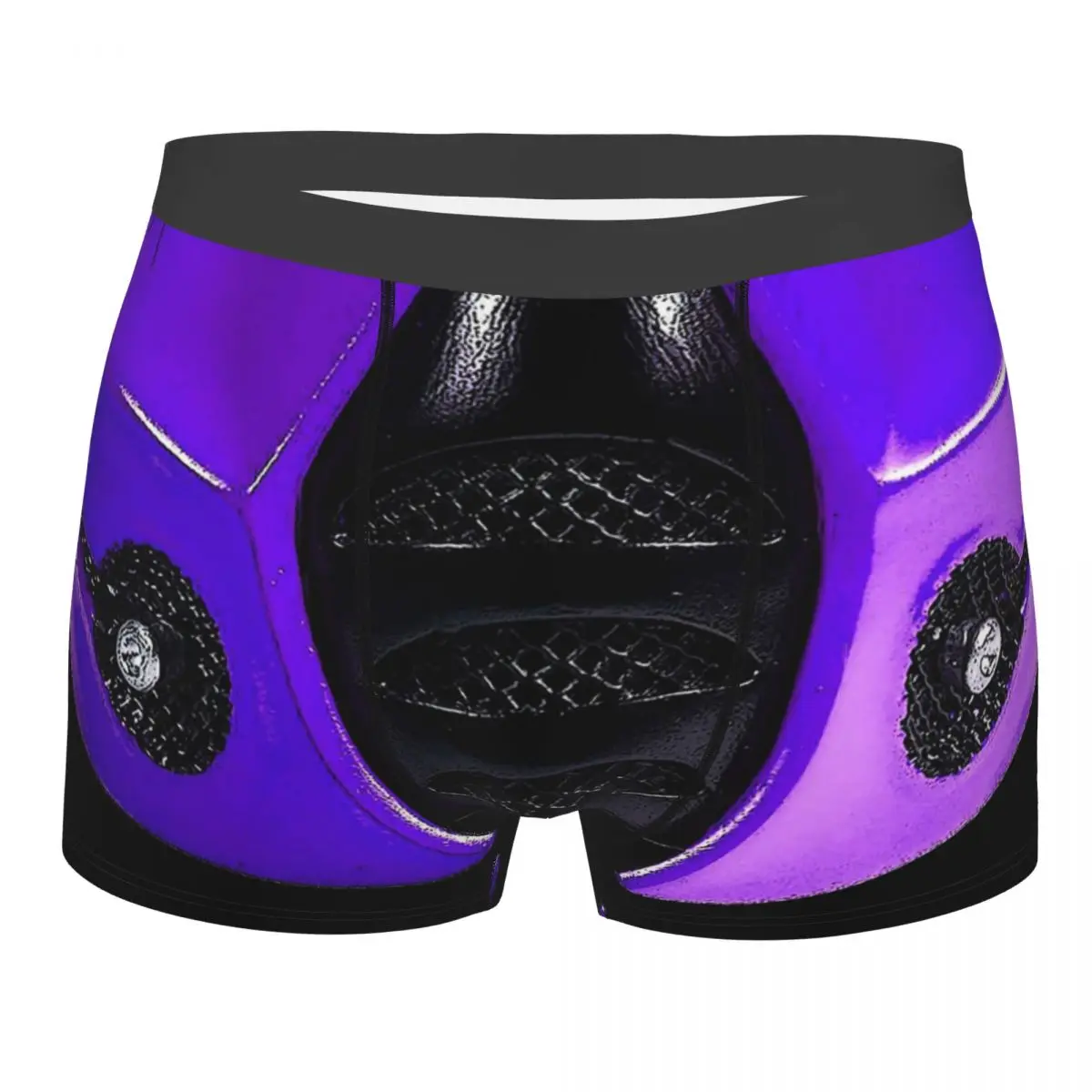 

Novelty Boxer Shorts Panties Men's Purple For The Kombat Underwear Mortal Kombat Mid Waist Underpants for Homme Plus Size