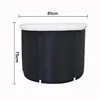 Portable Plastic 80*80cm Foldable Bath Bucket Inflatable Spa Ice Bath Tub For  For Adults Ice Bath tubs 1