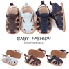 Baby Summer Sandal High Quality TPR Sole Anti-slip Toddler Beach Shoes PU Waterproof for Newborn Boys and Girls 0-9-18 Months 1